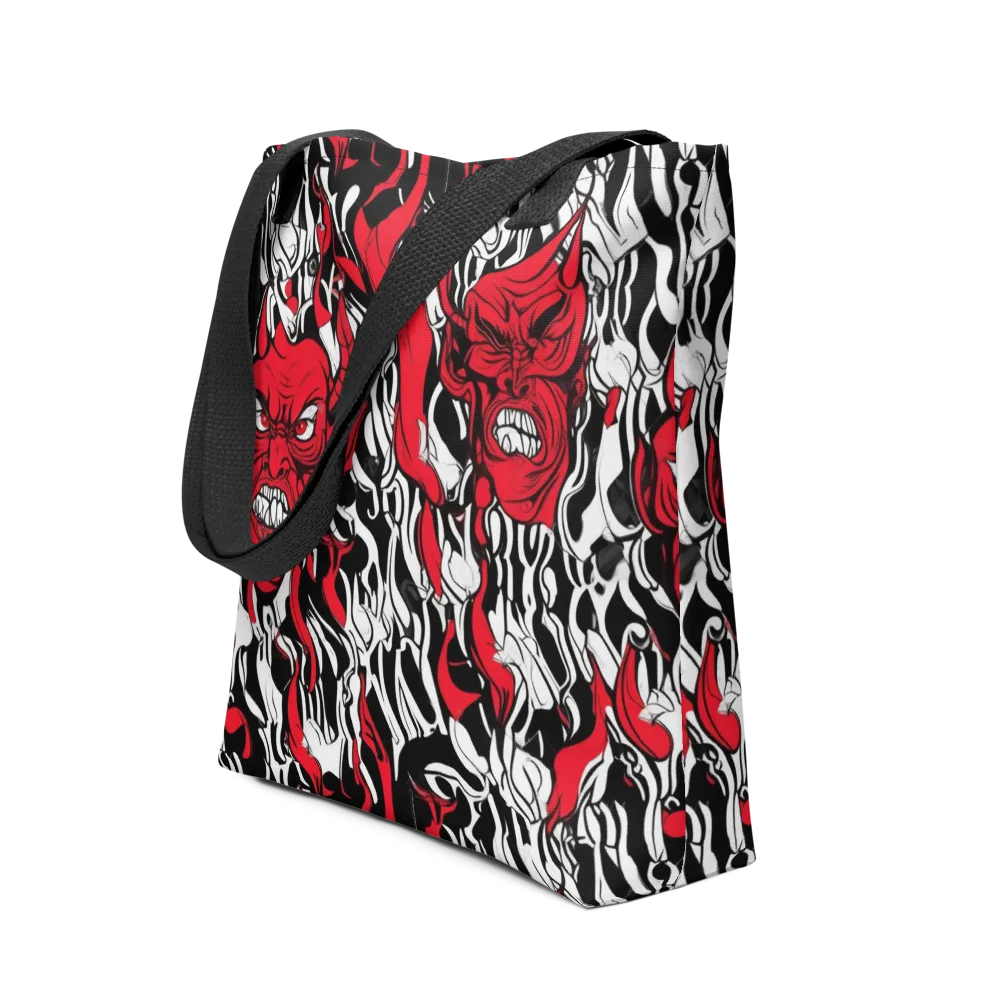 Devil’s Rorschach on Tote Bag — Front