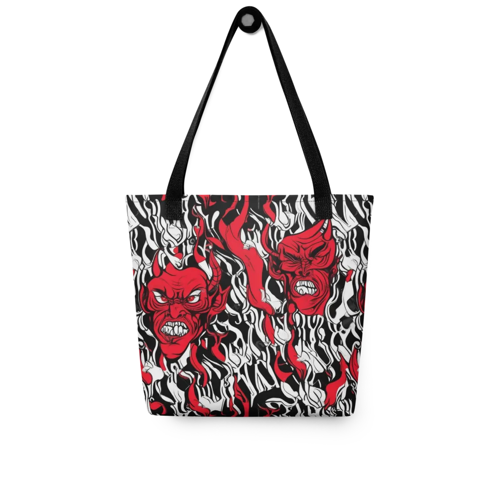 Devil’s Rorschach on Tote Bag — Front