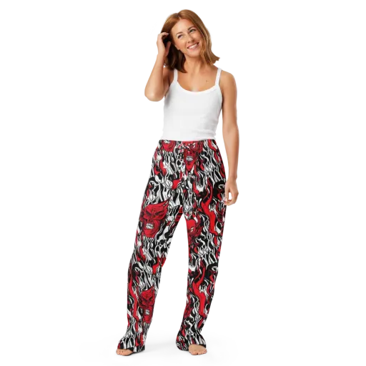 Devil’s Rorschach on a Women's Pajama Pants