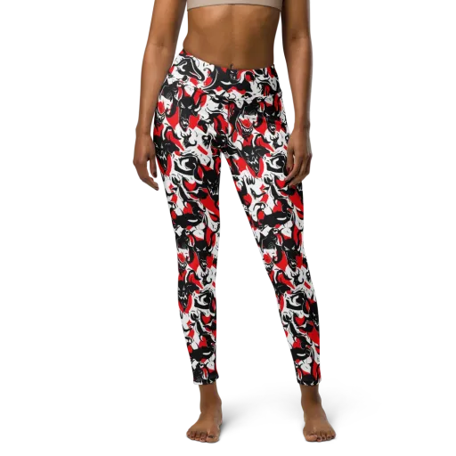 Inferno Bestiary on a Yoga Leggings