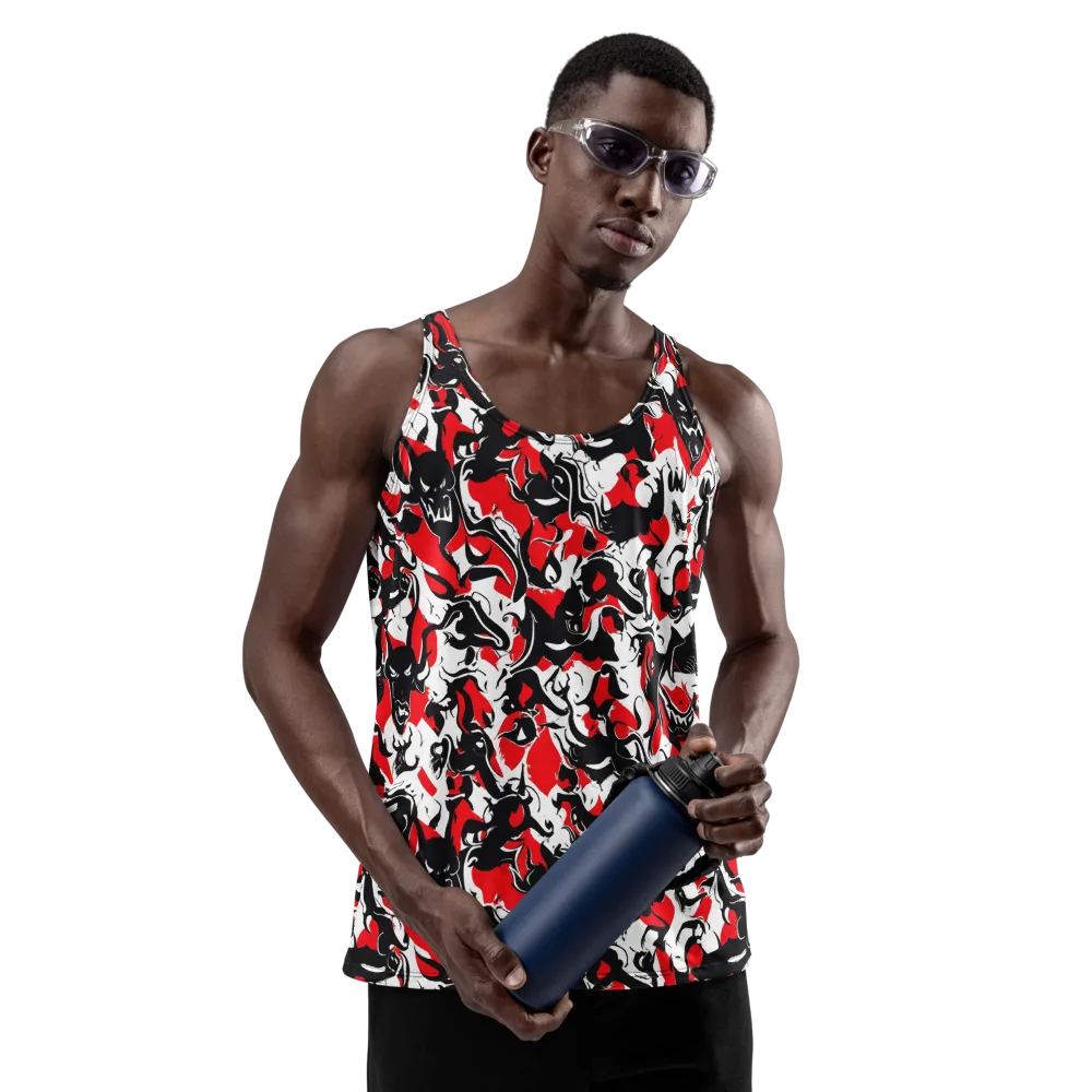 Inferno Bestiary on Men's Tank Top — Front