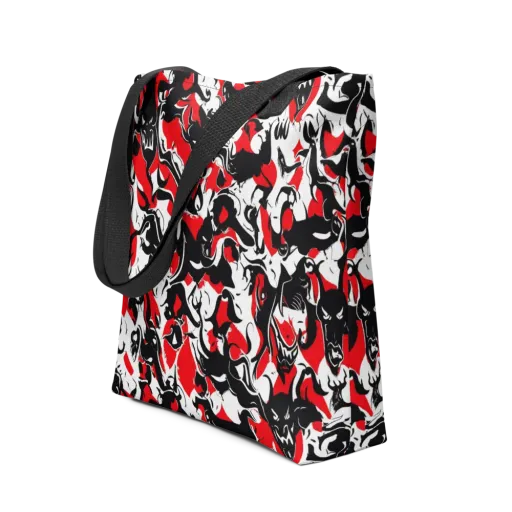Inferno Bestiary on a Tote Bag