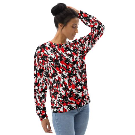 Inferno Bestiary on a Sweatshirt
