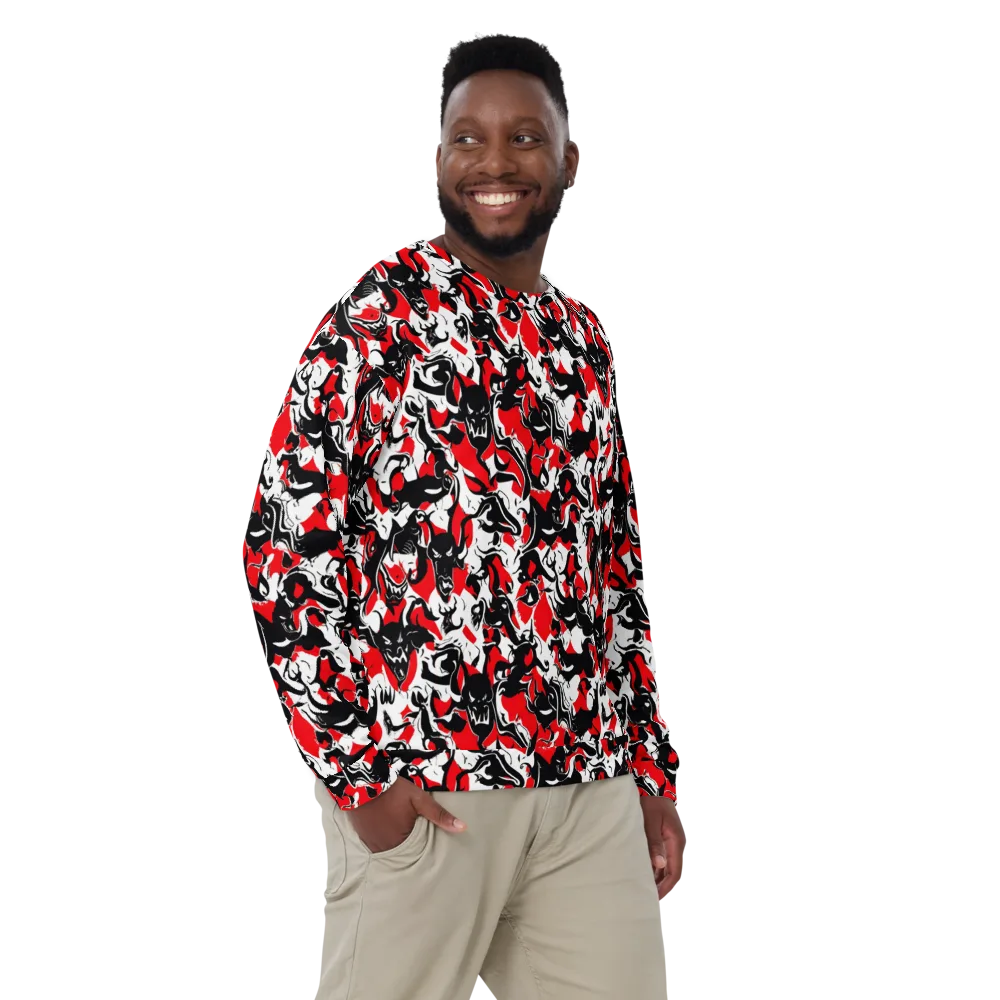Inferno Bestiary on Sweatshirt — Front