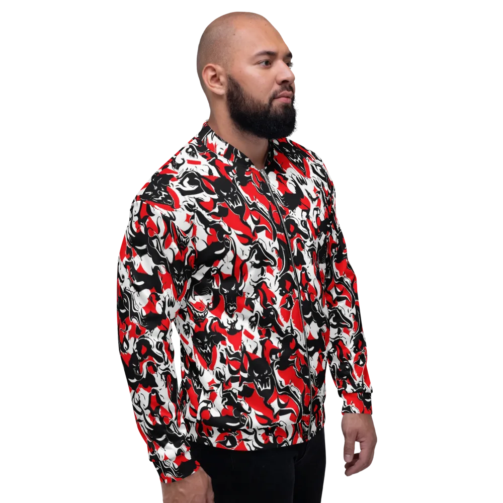 Inferno Bestiary on Bomber Jacket — Right