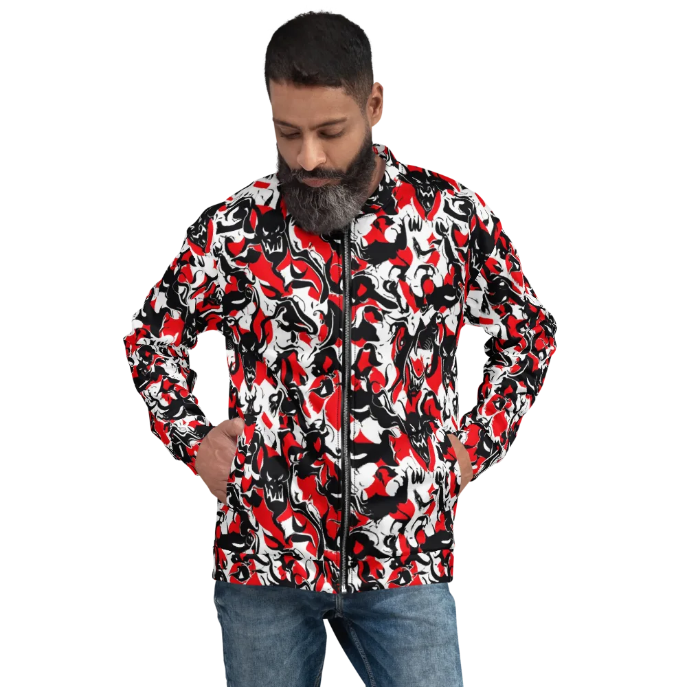 Inferno Bestiary on Bomber Jacket — Front