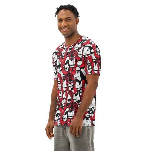 Crimson Ossuary on a Men's Cotton Crew Neck T-Shirt