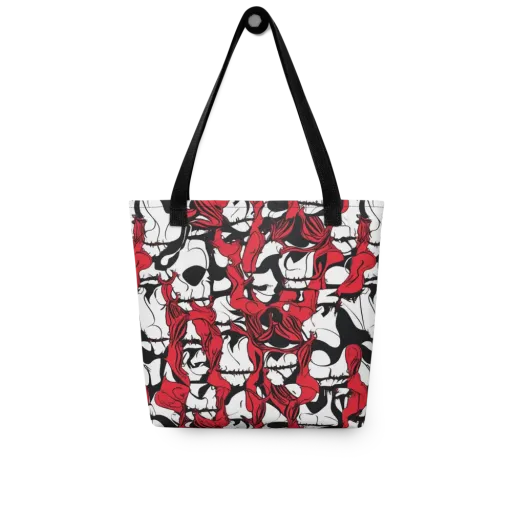 Crimson Ossuary on a Tote Bag