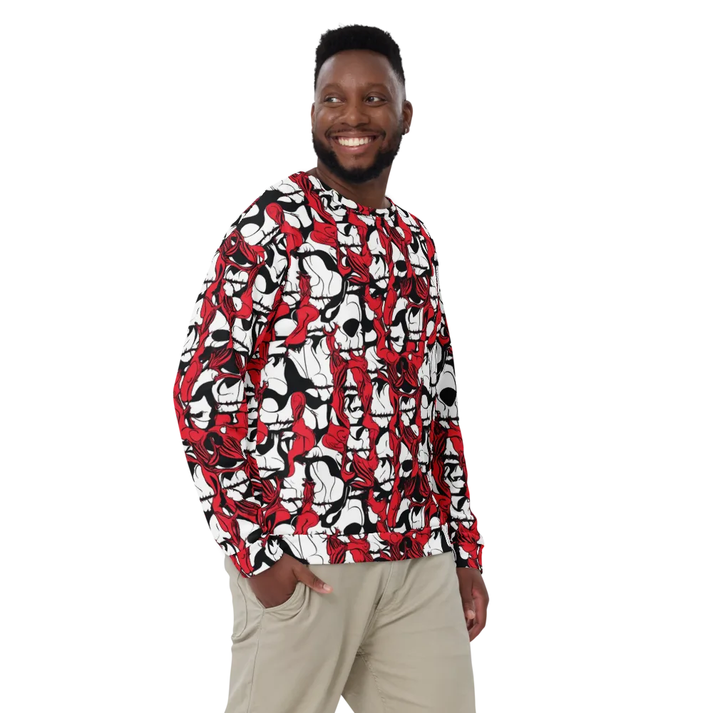 Crimson Ossuary on Sweatshirt — Front