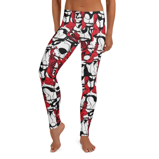 Crimson Ossuary on a Leggings