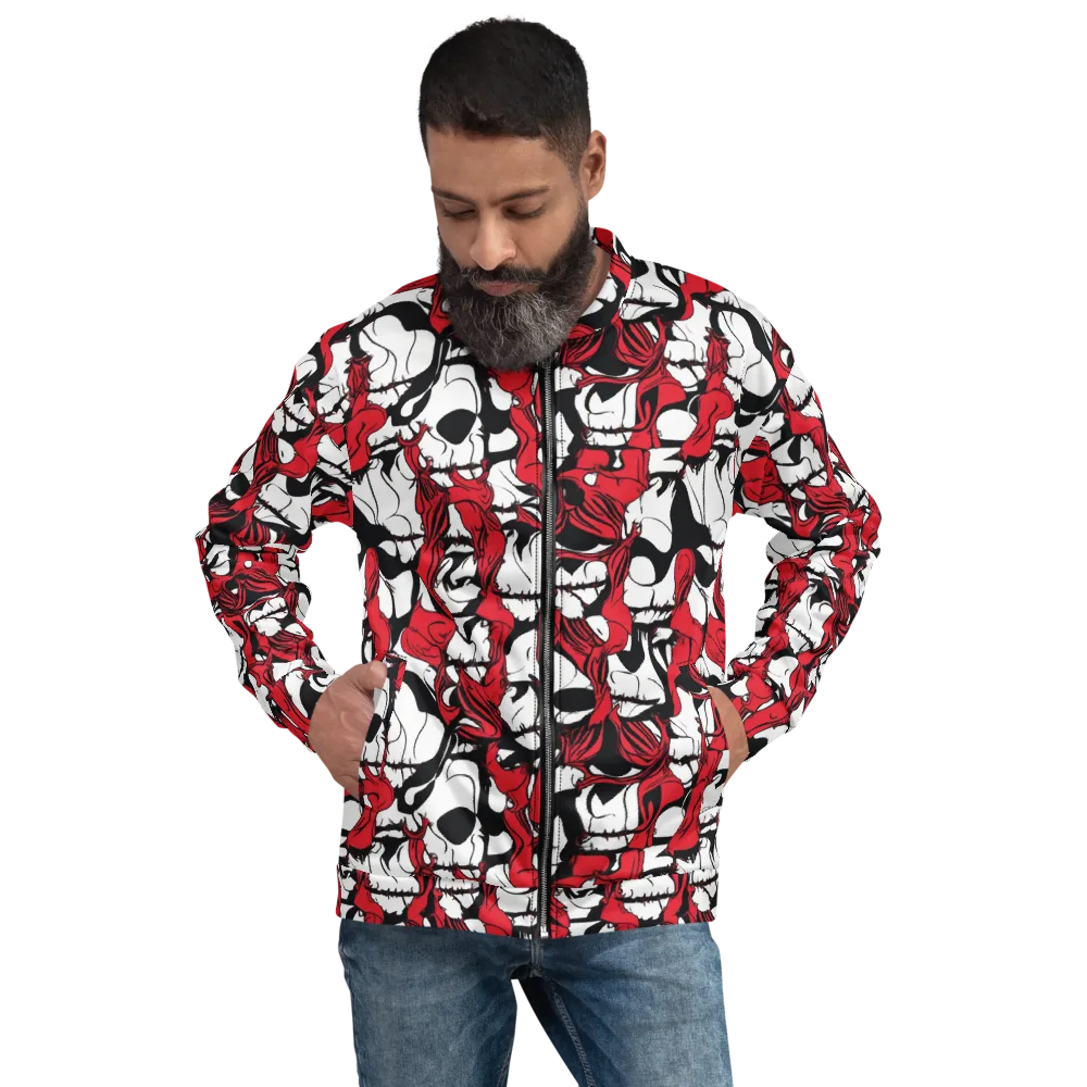 Crimson Ossuary on Bomber Jacket — Front