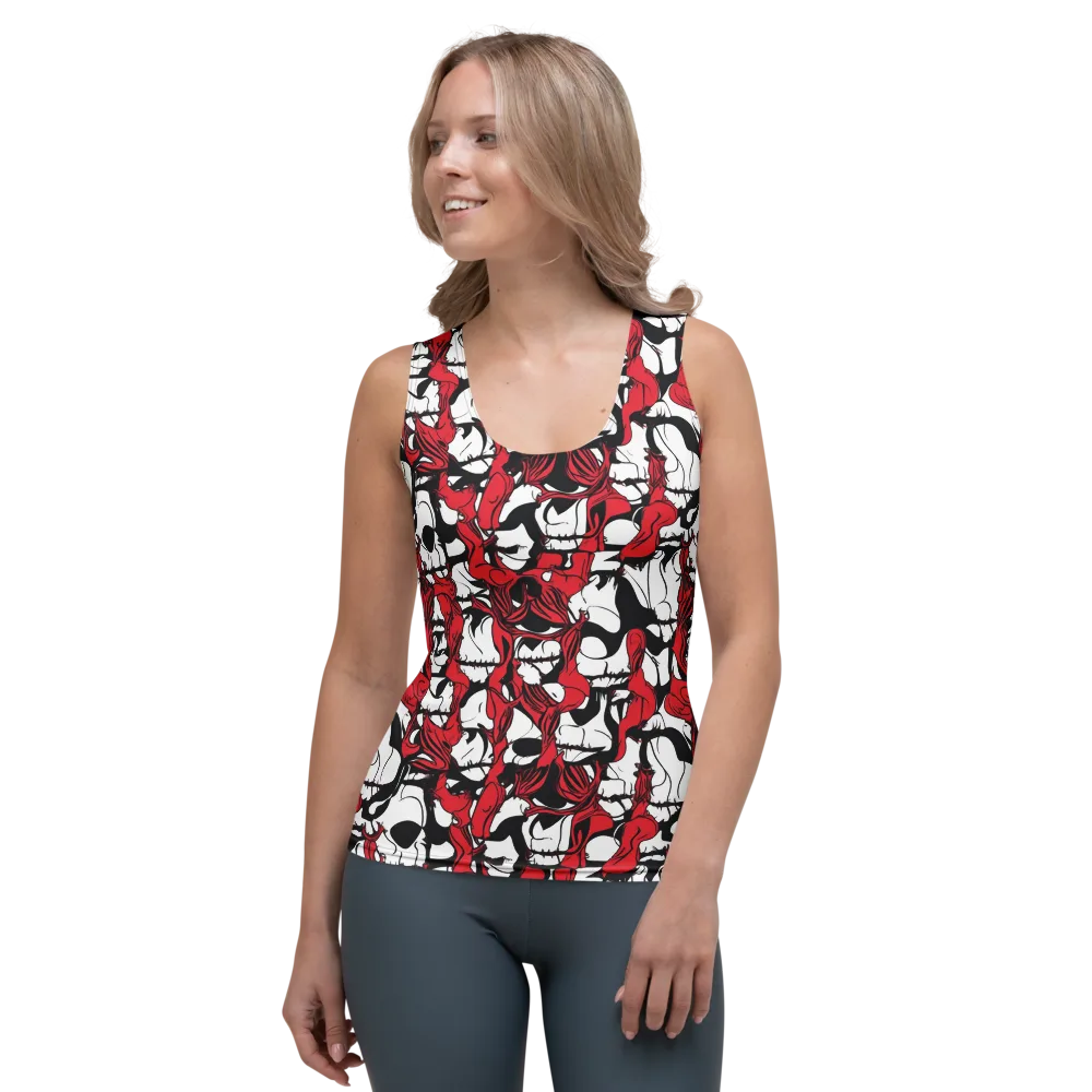 Crimson Ossuary on Women's Tank Top — Front
