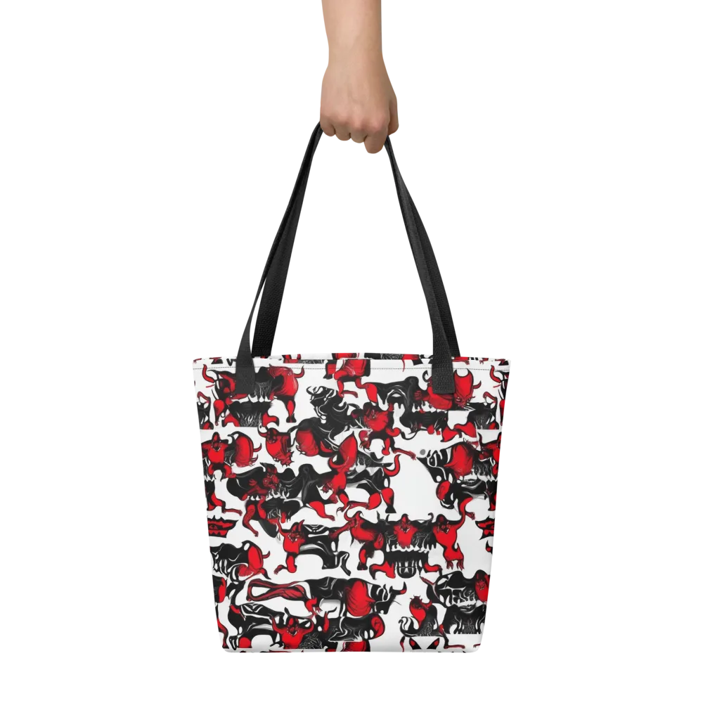 Hellfire Menagerie on Tote Bag — Front