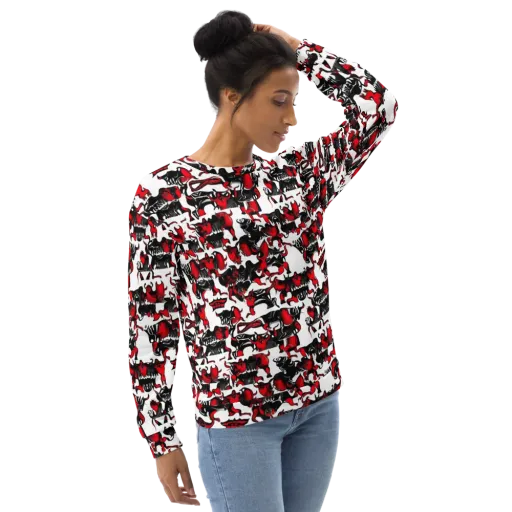 Hellfire Menagerie on a Sweatshirt