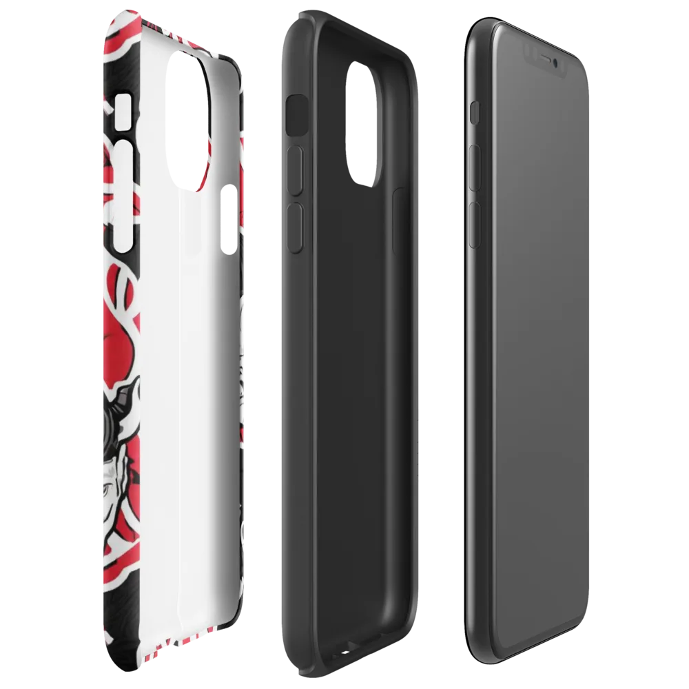 Inferno Masquerade on Tough Case for iPhone® — Right