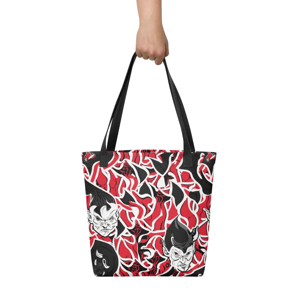 Inferno Masquerade on Tote Bag — Front