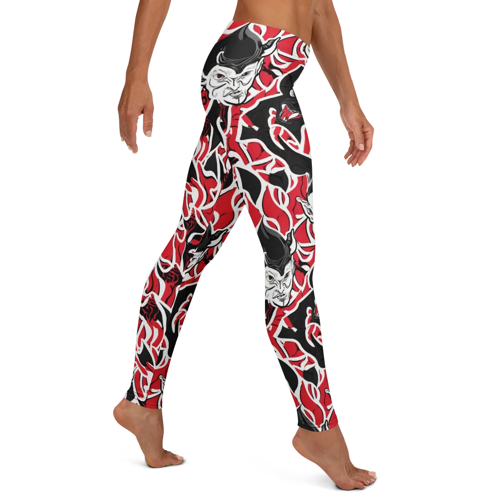 Inferno Masquerade on Leggings — Right