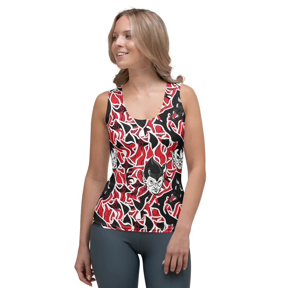 Inferno Masquerade on Women's Tank Top — Front