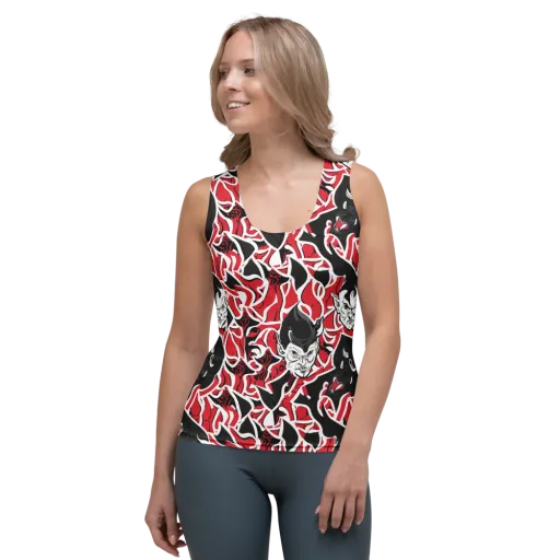 Inferno Masquerade on a Women's Tank Top