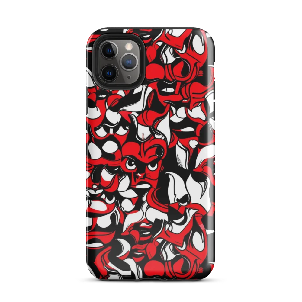 Devil's Doodle on Tough Case for iPhone® — Front