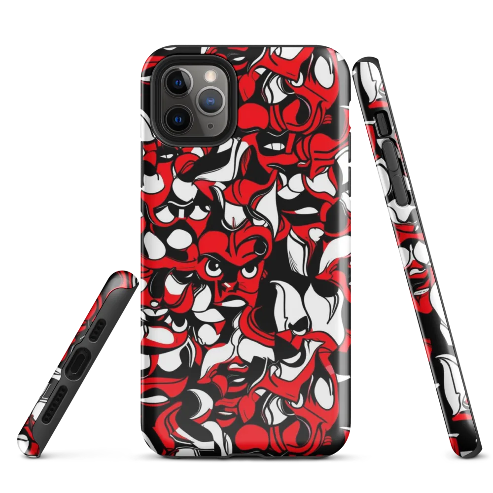 Devil's Doodle on Tough Case for iPhone® — Front