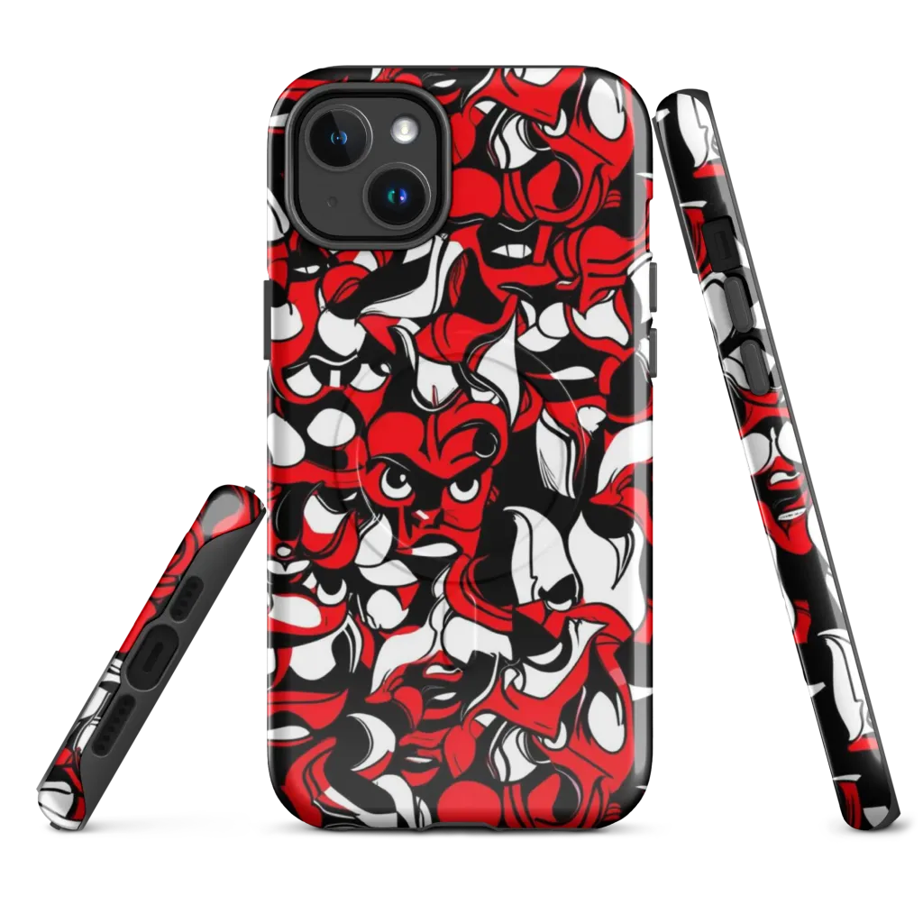 Devil's Doodle on MagSafe Tough Case for iPhone® — Front
