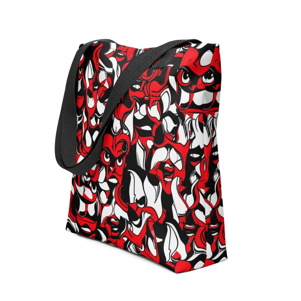Devil's Doodle on Tote Bag — Front