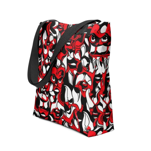 Devil's Doodle on a Tote Bag