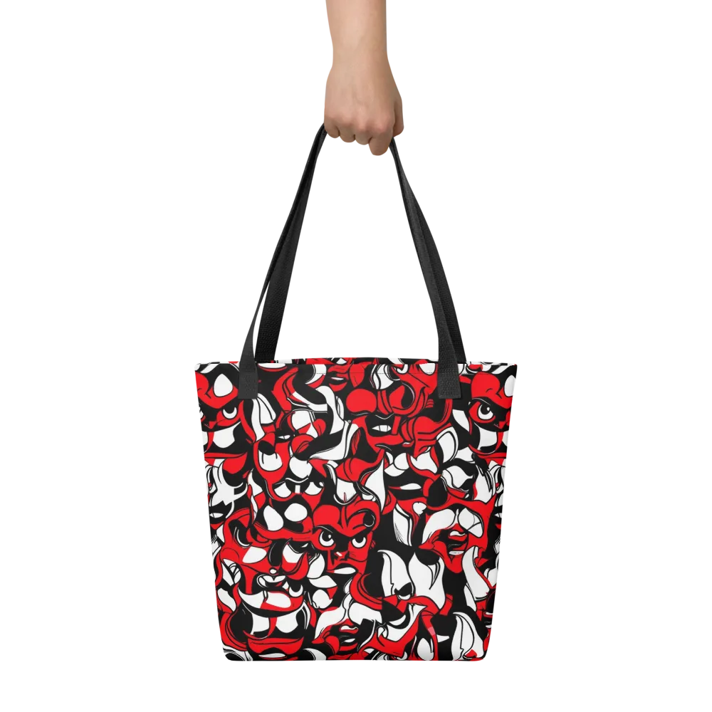 Devil's Doodle on Tote Bag — Front