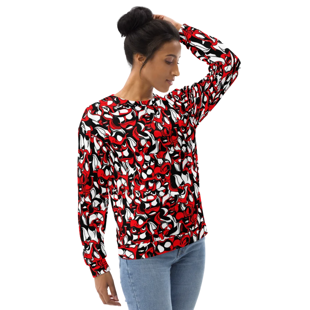 Devil's Doodle on Sweatshirt — Right Front