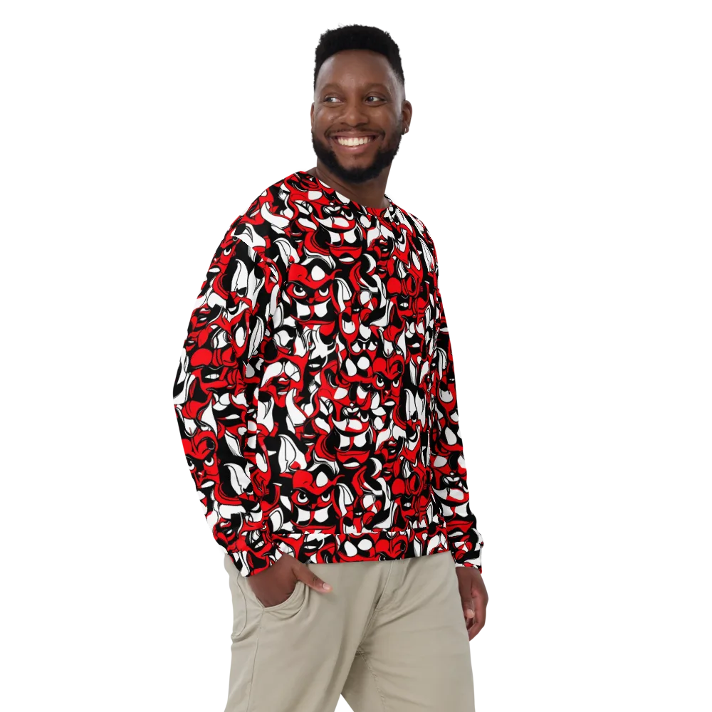 Devil's Doodle on Sweatshirt — Front