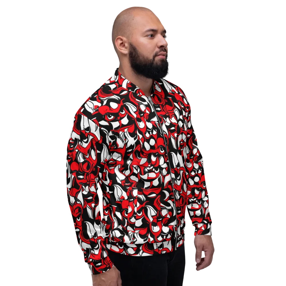 Devil's Doodle on Bomber Jacket — Right
