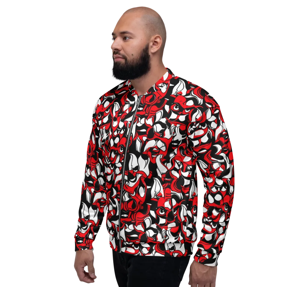 Devil's Doodle on Bomber Jacket — Left