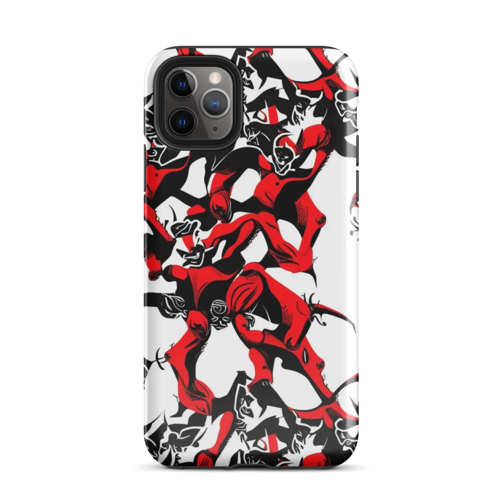 Redline Revelry on Tough Case for iPhone® — Front