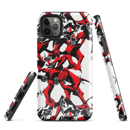 Redline Revelry on a Tough Case for iPhone®