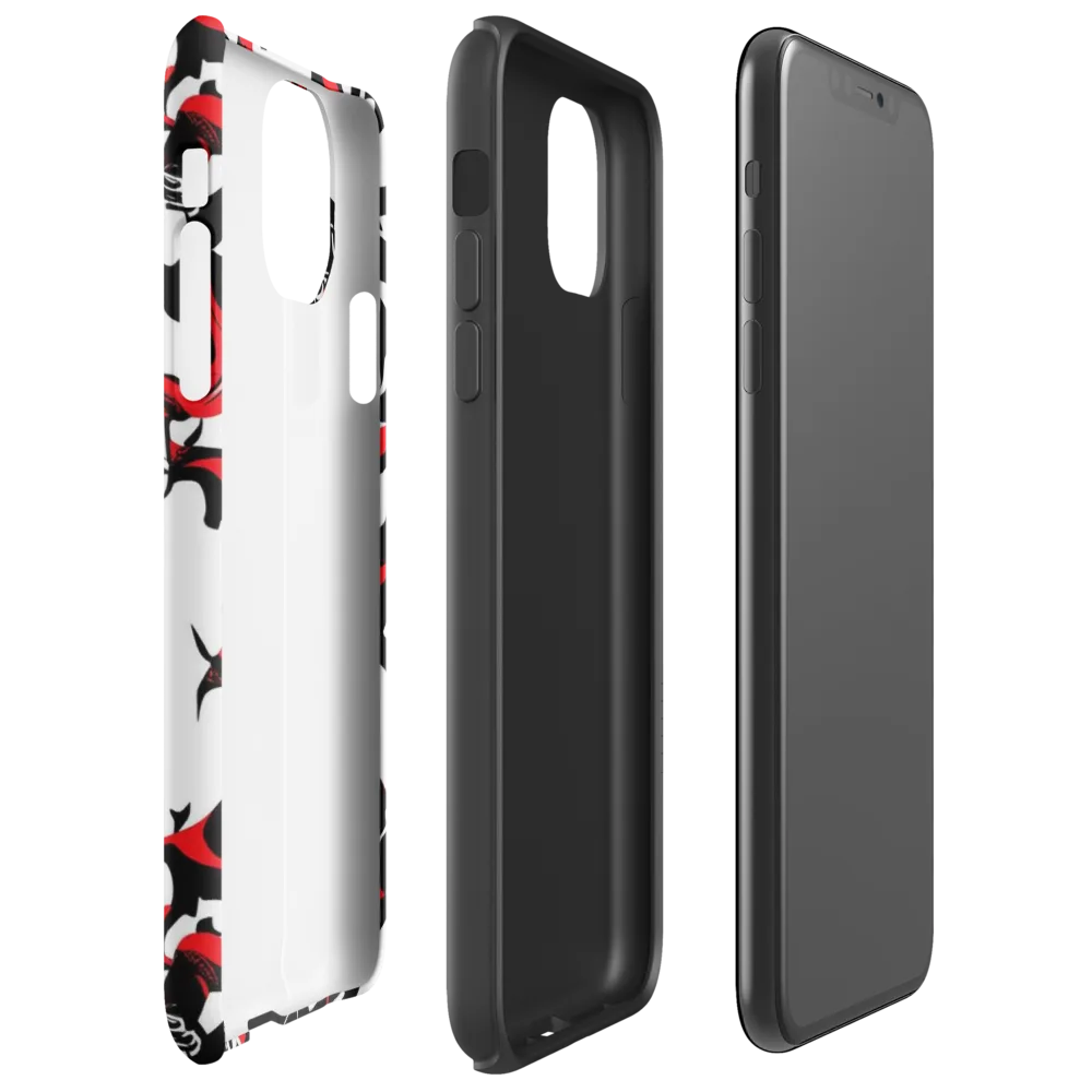 Redline Revelry on Tough Case for iPhone® — Right