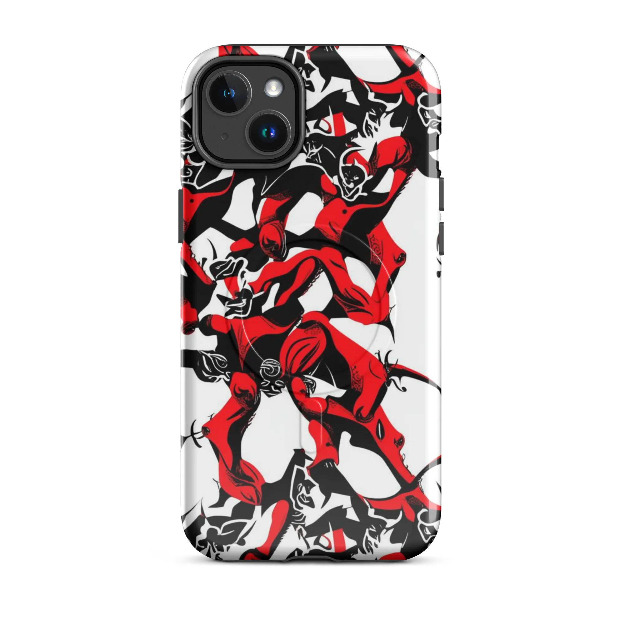 Redline Revelry on MagSafe Tough Case for iPhone® — Front