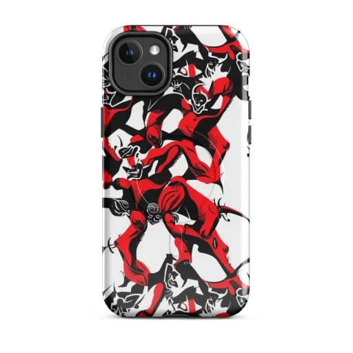 Redline Revelry on a MagSafe Tough Case for iPhone®