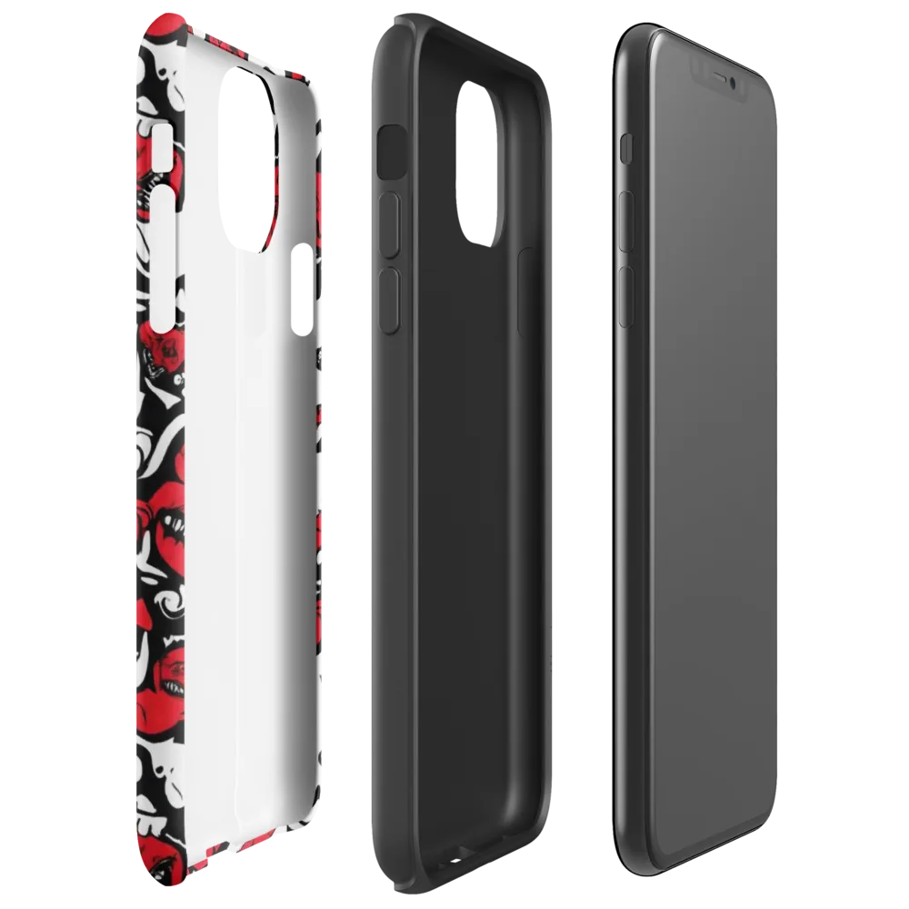 Devil’s Doodle on Tough Case for iPhone® — Right
