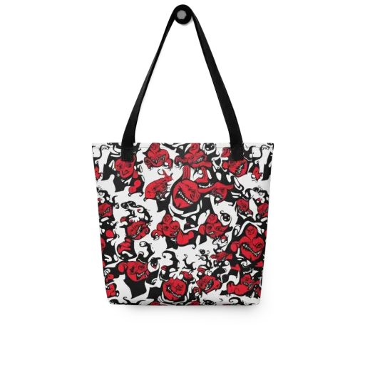 Devil’s Doodle on a Tote Bag