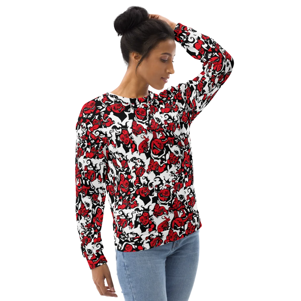 Devil’s Doodle on Sweatshirt — Right Front