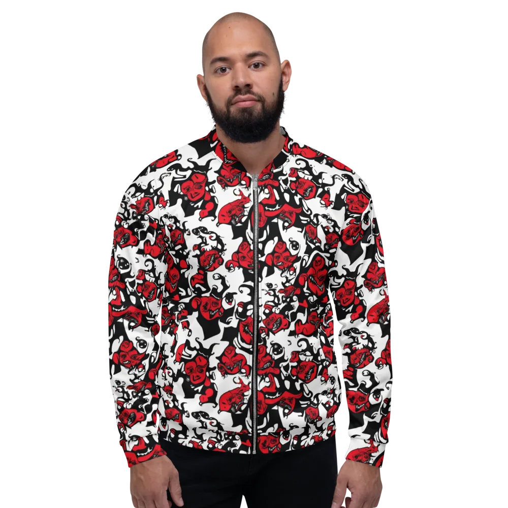 Devil’s Doodle on Bomber Jacket — Front
