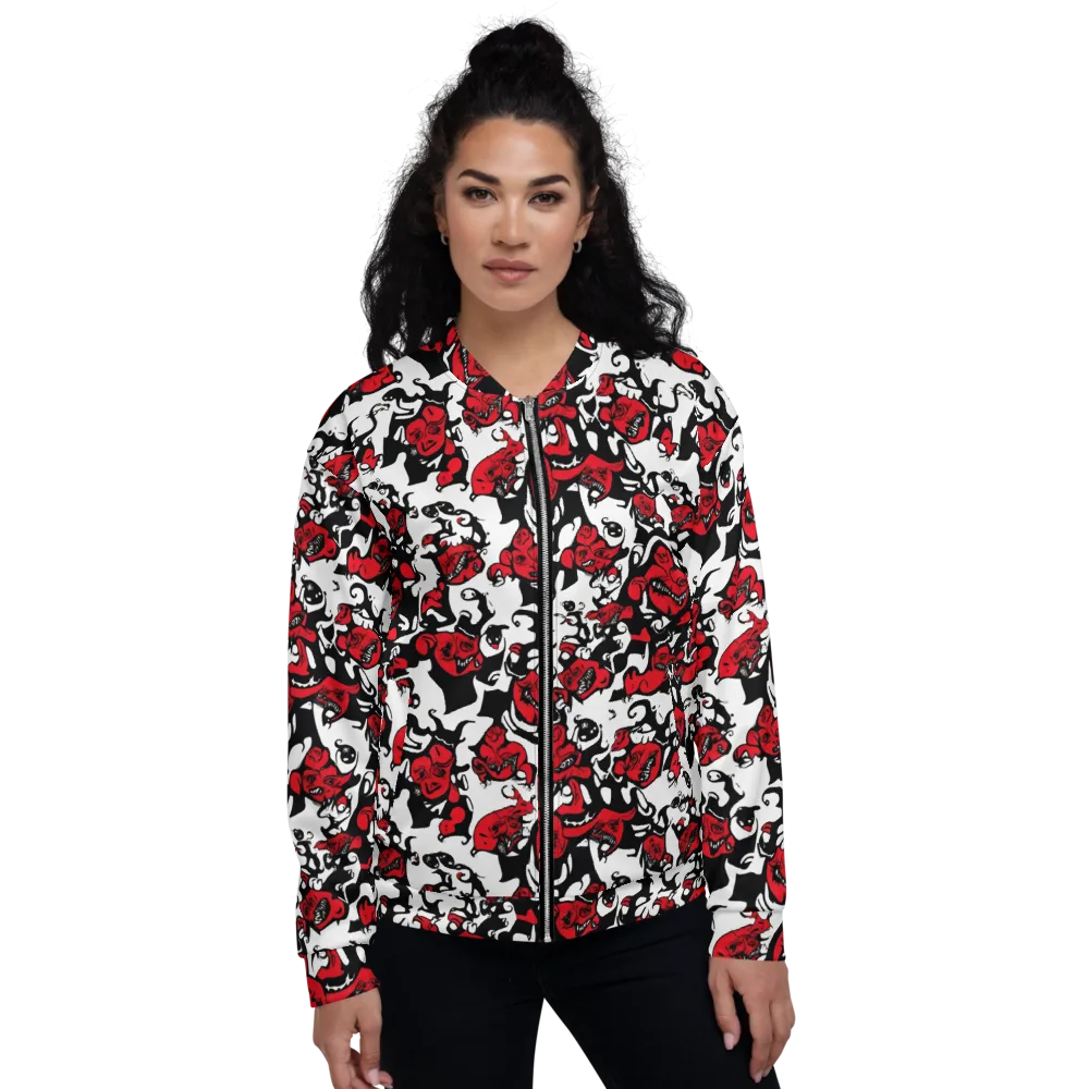Devil’s Doodle on Bomber Jacket — Front