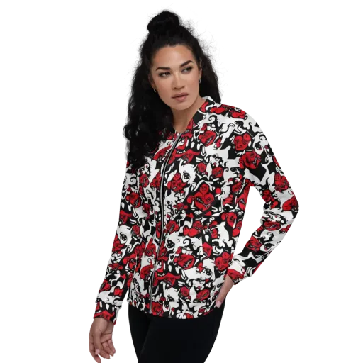 Devil’s Doodle on a Bomber Jacket