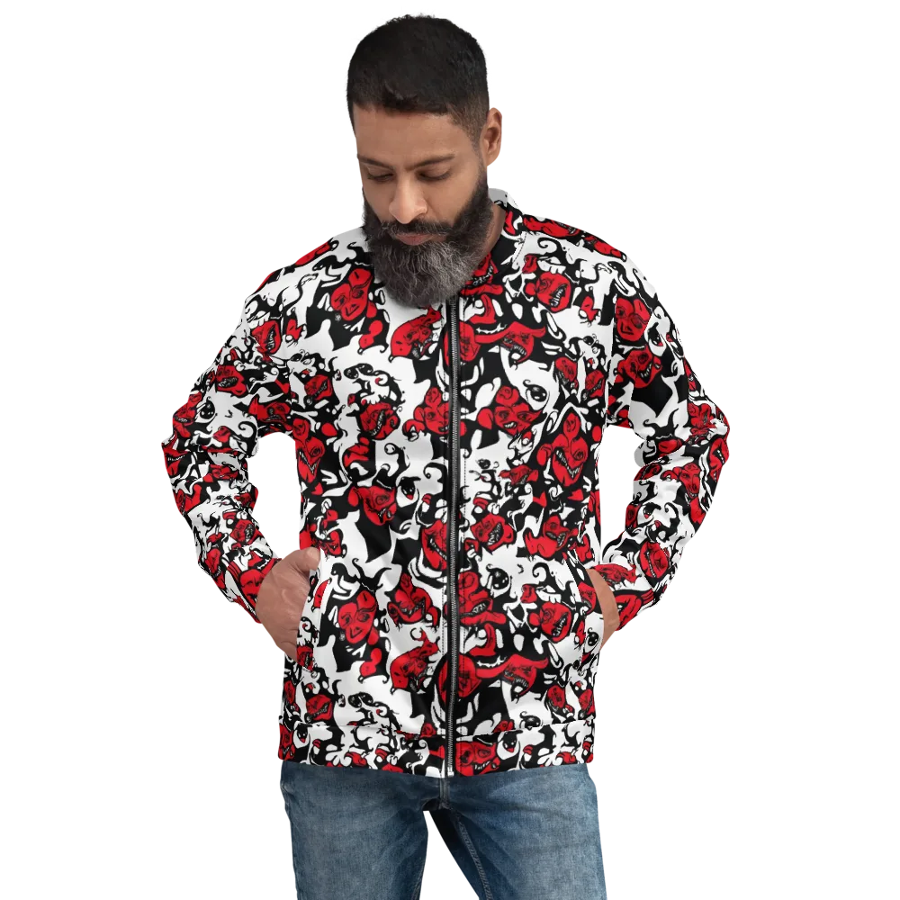 Devil’s Doodle on Bomber Jacket — Front
