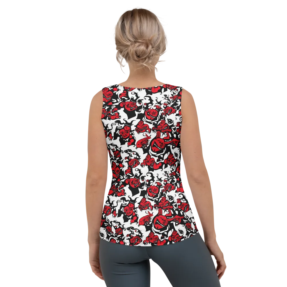 Devil’s Doodle on Women's Tank Top — Back