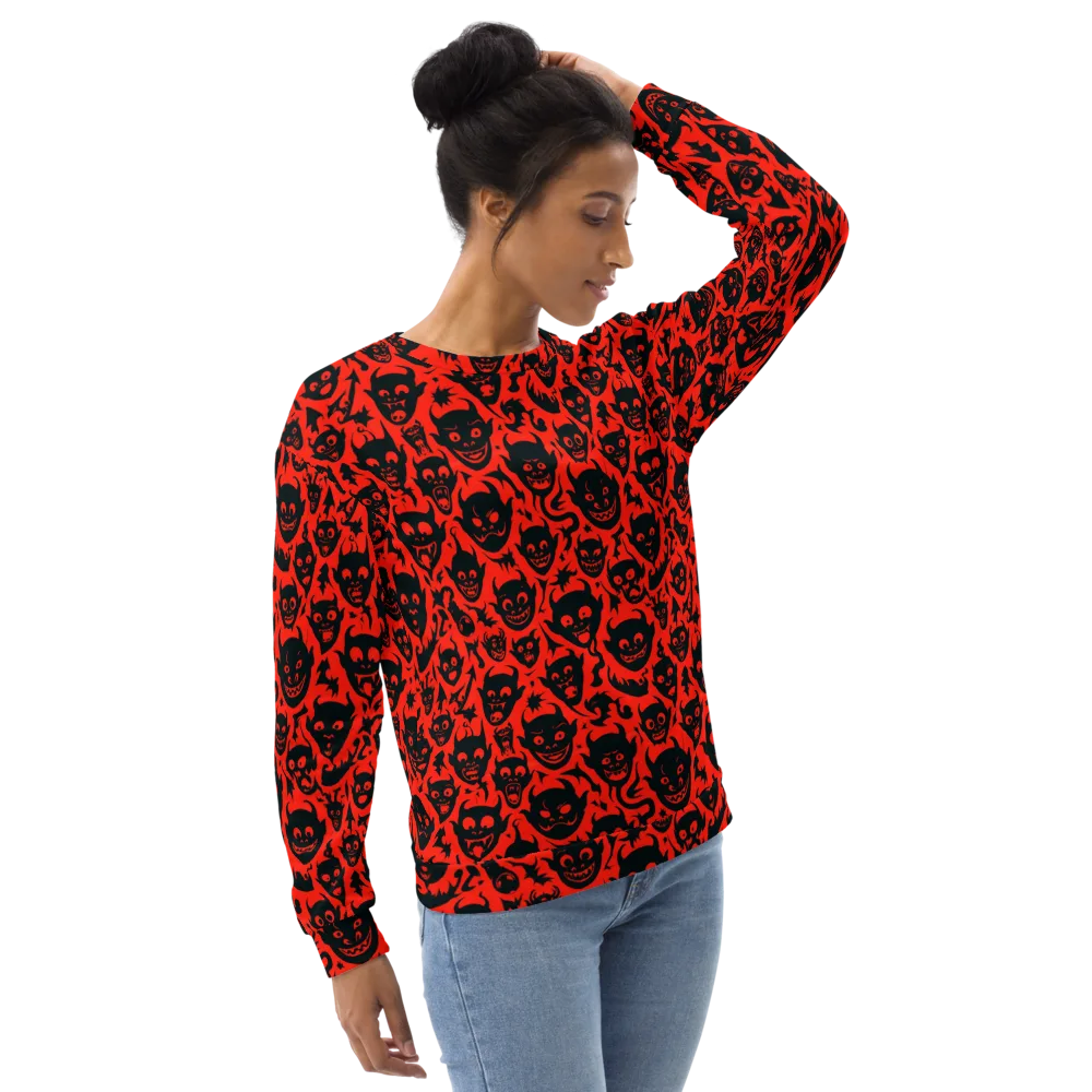 Midnight Mischief on Sweatshirt — Right Front
