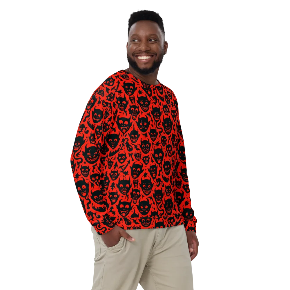 Midnight Mischief on Sweatshirt — Front