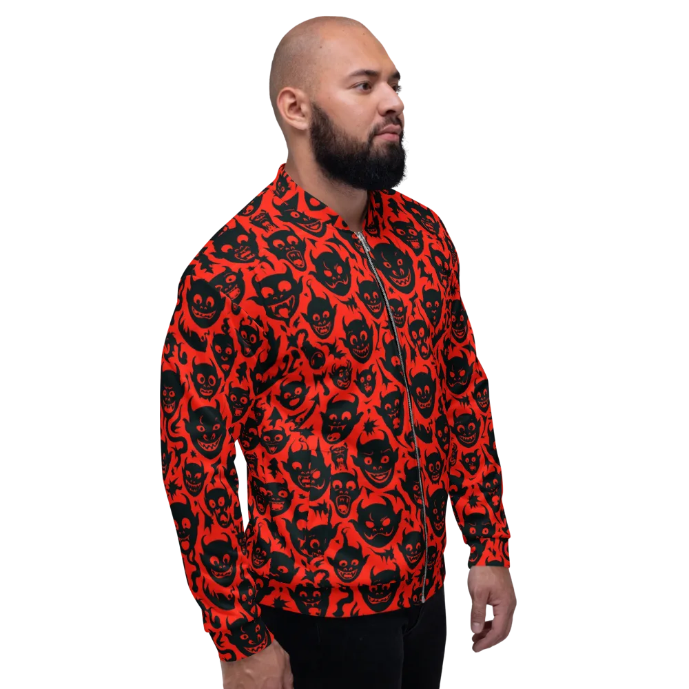 Midnight Mischief on Bomber Jacket — Right