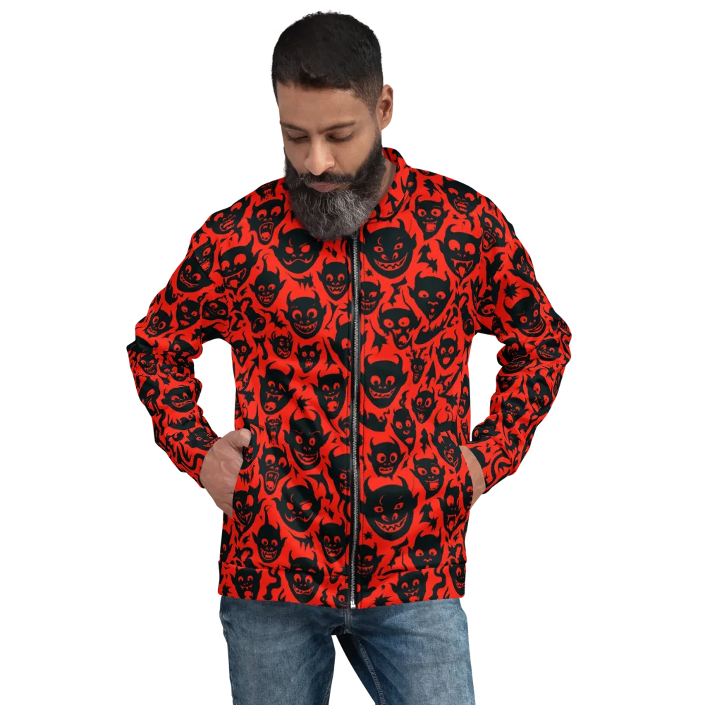 Midnight Mischief on Bomber Jacket — Front